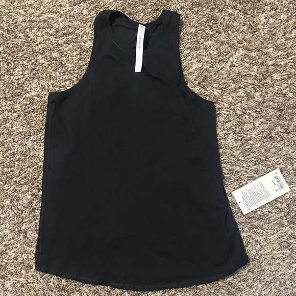 NWT Lululemon All Tied Up Tank Top Black Size 6 - Picture 2 of 7